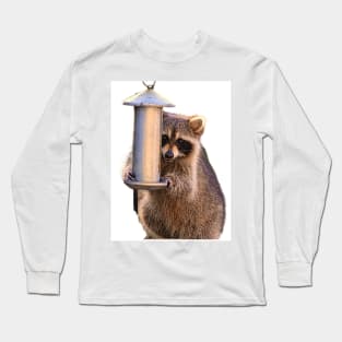 Raccoon Smiling Kawaii Long Sleeve T-Shirt